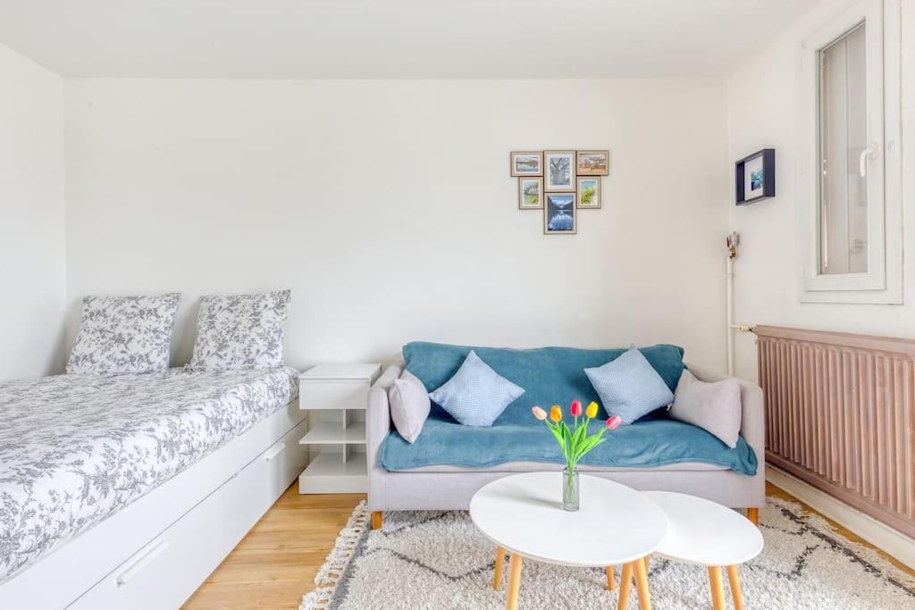 Studio Lumineux -15 Min De Paris La Garenne-Colombes Bagian luar foto